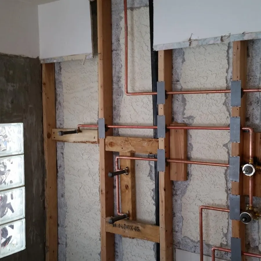 Copper pipe installation for Burst Pipe Repair in Wilmette